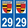 29 Penmarch logo sticker plate stickers city