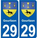 29 Penmarch coat of arms sticker plate stickers city