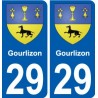 29 Penmarch coat of arms sticker plate stickers city