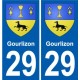 29 Penmarch coat of arms sticker plate stickers city