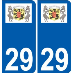 29 Penmarch logo adesivo piastra adesivi città