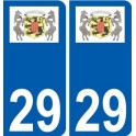29 Penmarch logo autocollant plaque stickers ville