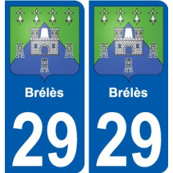 29 Penmarch stemma adesivo piastra adesivi città