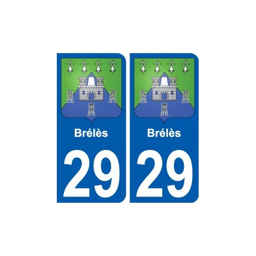 29 Penmarch coat of arms sticker plate stickers city