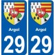 29 Penmarch blason autocollant plaque stickers ville