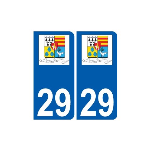 29 Penmarch logo adesivo piastra adesivi città