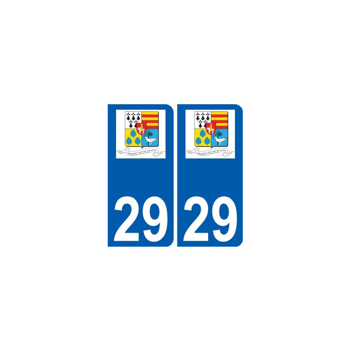 29 Penmarch logo sticker plate stickers city