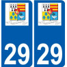 29 Penmarch logo aufkleber typenschild aufkleber stadt