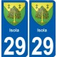 29 Penmarch blason autocollant plaque stickers ville