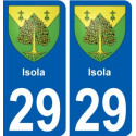 29 Penmarch coat of arms sticker plate stickers city