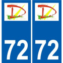 72 Dollon wappen aufkleber typenschild aufkleber stadt