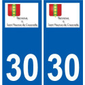 30 Penmarch logo autocollant plaque stickers ville