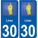29 de Penmarch escudo de armas de la etiqueta engomada de la placa de pegatinas de la ciudad