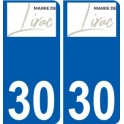 30 Penmarch logo autocollant plaque stickers ville