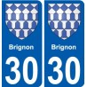30 Penmarch blason autocollant plaque stickers ville