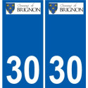 29 de Penmarch logotipo de la etiqueta engomada de la placa de pegatinas de la ciudad