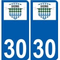 29 de Penmarch logotipo de la etiqueta engomada de la placa de pegatinas de la ciudad