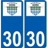 29 Penmarch logo adesivo piastra adesivi città