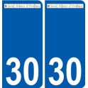 30 Penmarch logo autocollant plaque stickers ville