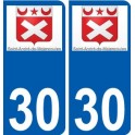 30 Penmarch logo autocollant plaque stickers ville