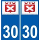 29 de Penmarch logotipo de la etiqueta engomada de la placa de pegatinas de la ciudad