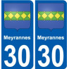 30 Penmarch blason autocollant plaque stickers ville