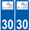 30 Penmarch logo autocollant plaque stickers ville