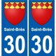 30 Penmarch blason autocollant plaque stickers ville