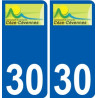 29 Penmarch logo adesivo piastra adesivi città