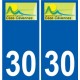 30 Penmarch logo autocollant plaque stickers ville