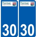 29 de Penmarch logotipo de la etiqueta engomada de la placa de pegatinas de la ciudad
