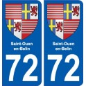 72 Marçon blason autocollant plaque stickers ville