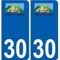 30 Penmarch logo autocollant plaque stickers ville