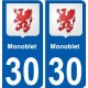 29 de Penmarch escudo de armas de la etiqueta engomada de la placa de pegatinas de la ciudad
