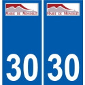 29 de Penmarch logotipo de la etiqueta engomada de la placa de pegatinas de la ciudad