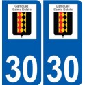 30 Penmarch logo autocollant plaque stickers ville