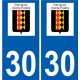29 de Penmarch logotipo de la etiqueta engomada de la placa de pegatinas de la ciudad