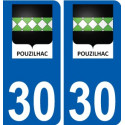 30 Penmarch logo autocollant plaque stickers ville