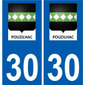 30 Penmarch logo autocollant plaque stickers ville