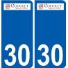 29 Penmarch logo adesivo piastra adesivi città