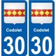 30 Penmarch blason autocollant plaque stickers ville