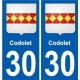 30 Penmarch blason autocollant plaque stickers ville
