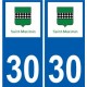 29 de Penmarch logotipo de la etiqueta engomada de la placa de pegatinas de la ciudad