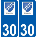 29 Penmarch logo adesivo piastra adesivi città