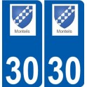 30 Penmarch logo autocollant plaque stickers ville