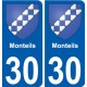 29 Penmarch coat of arms sticker plate stickers city