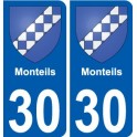 30 Penmarch blason autocollant plaque stickers ville