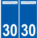 29 Penmarch logo adesivo piastra adesivi città