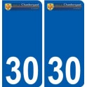 30 Penmarch logo autocollant plaque stickers ville