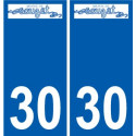 29 Penmarch logo adesivo piastra adesivi città